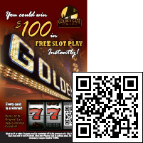 lottery ticket with QR code