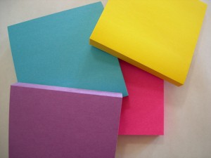 Sticky notes