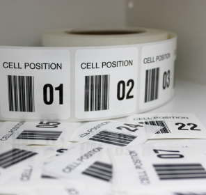 A roll of Barcode Labels