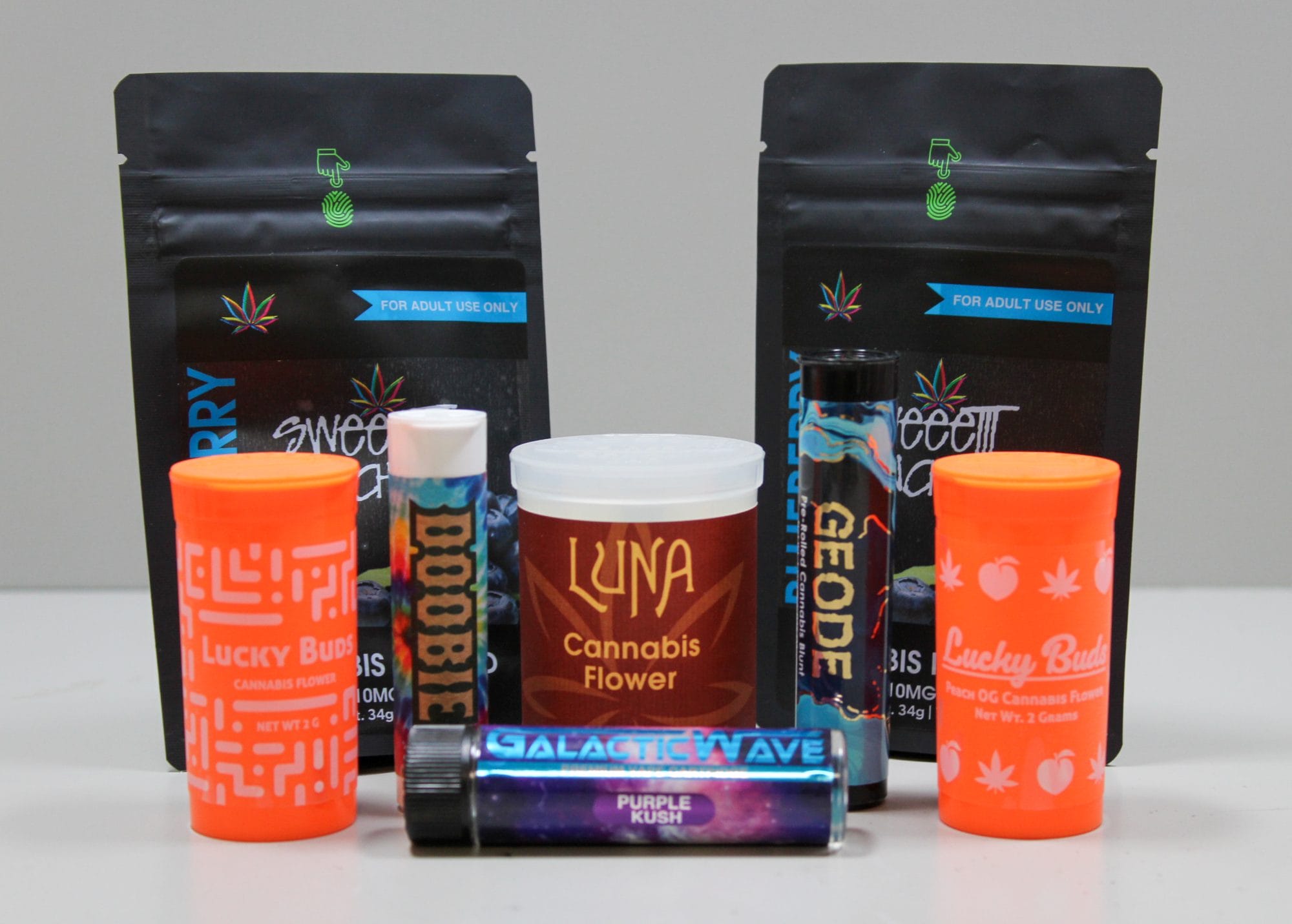 Cannabis Packaging for different types of Cannabis Labels